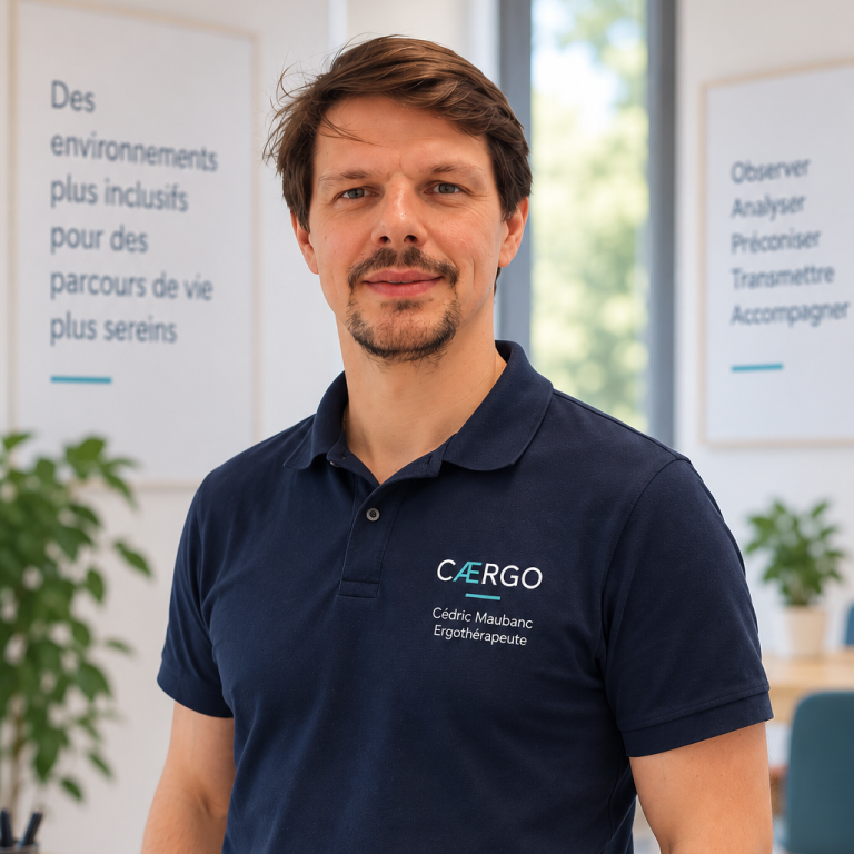 Cédric Maubanc, ergothérapeute et fondateur de CÆRGO